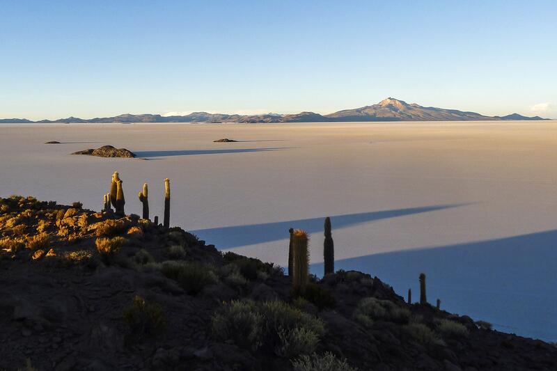 Sonnenuntergang über dem Salar de Uyuni - Emotionen pur!