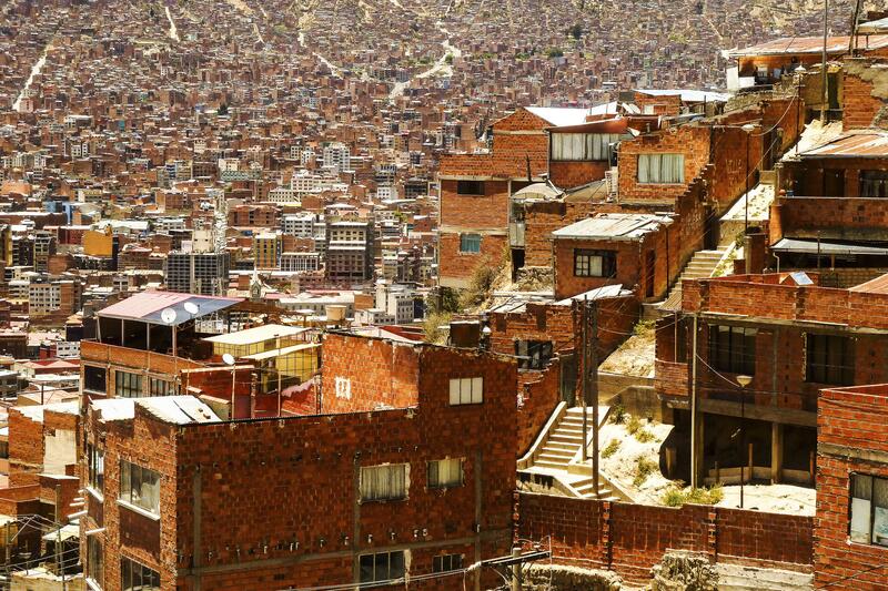 Häusermeer in La Paz