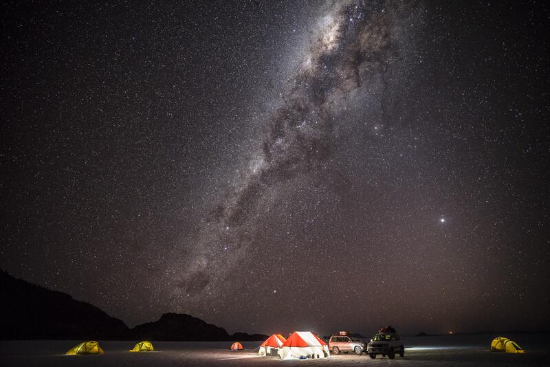 Fantastischer Sternenhimmel über dem Salar de Uyuni!