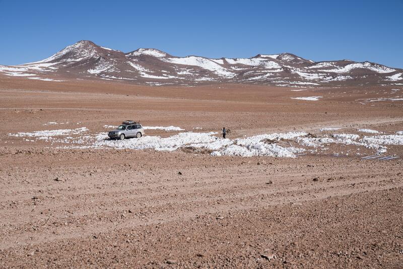 Von der Laguna Colorada führt uns die Reise bis auf fast 5000m hoch...
